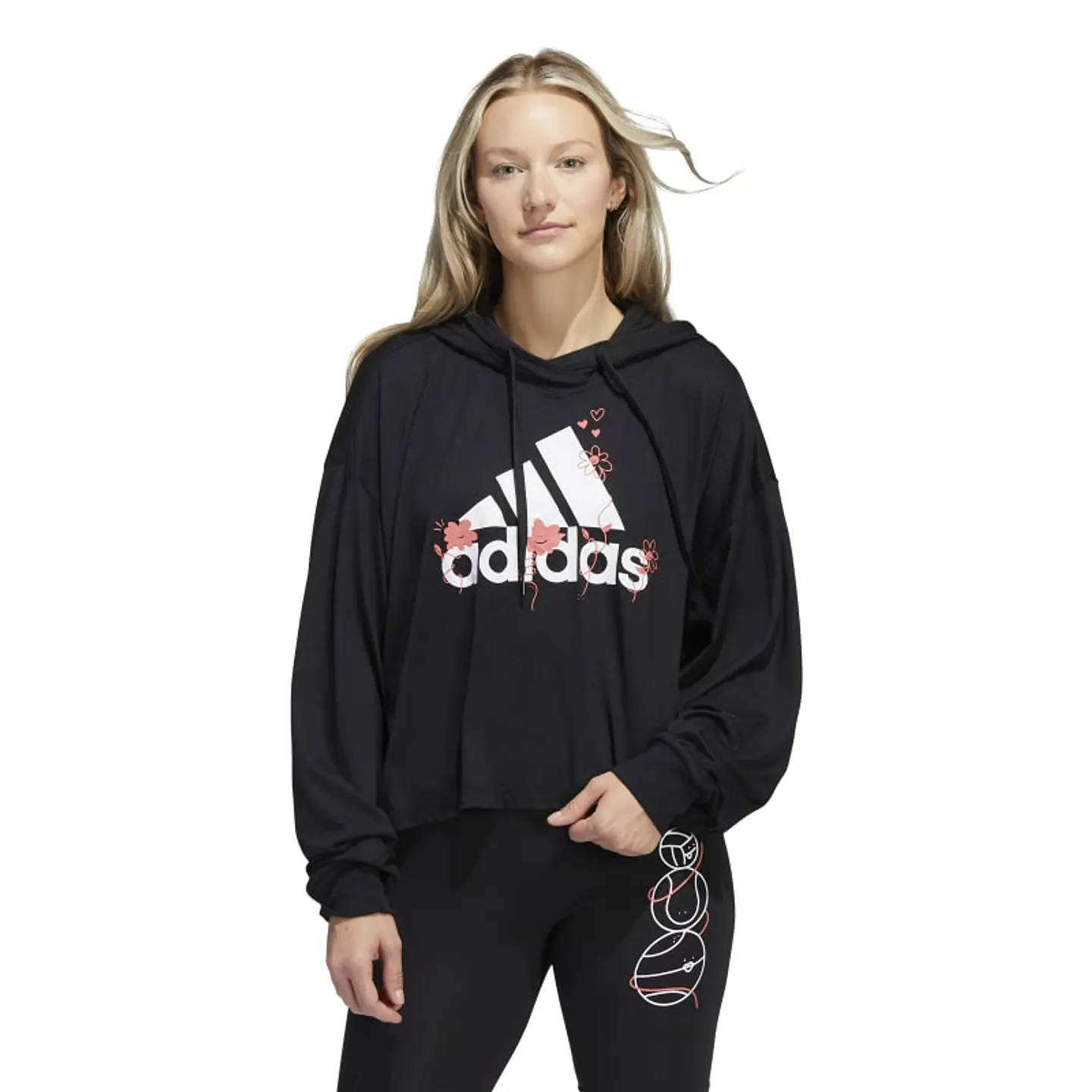 Polerón Mujer Negro Adidas HE4928 1