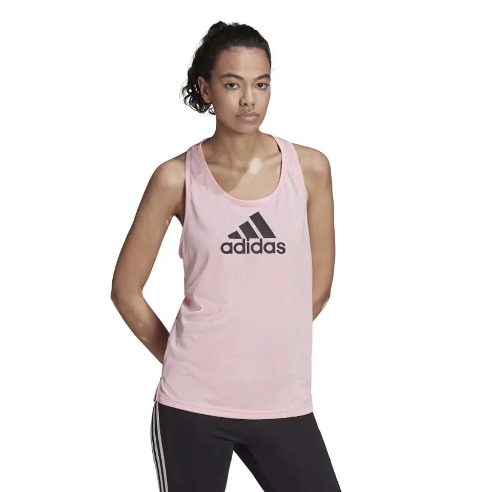 Polera Mujer Rosada Adidas HE6706 1