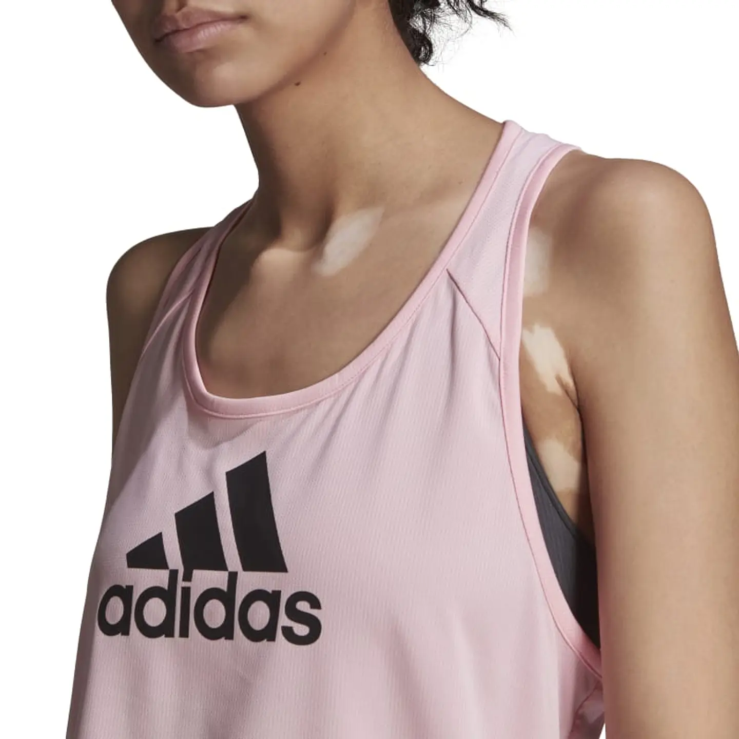 Polera Mujer Rosada Adidas HE6706 4