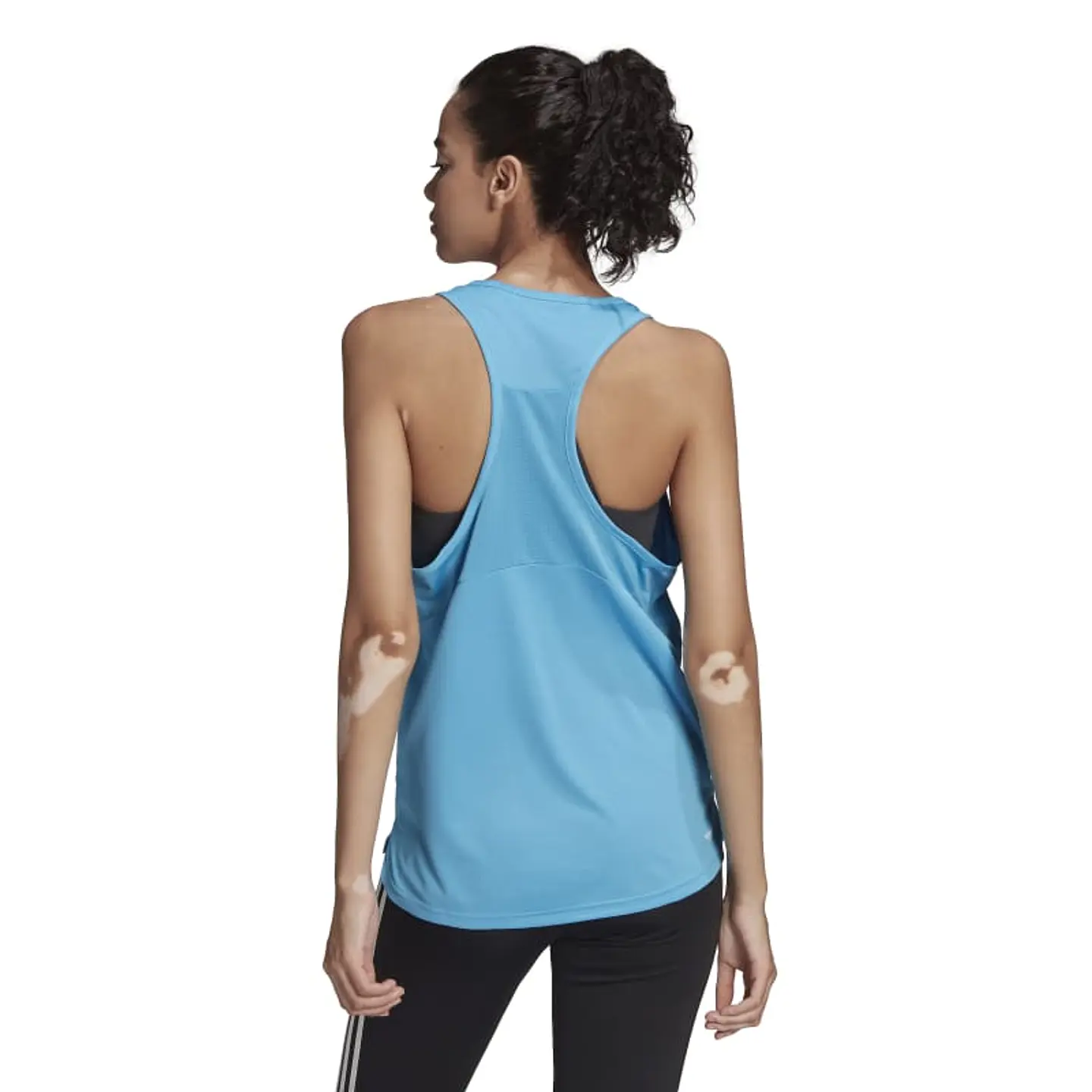 Polera Mujer Celeste Adidas HE6711 2