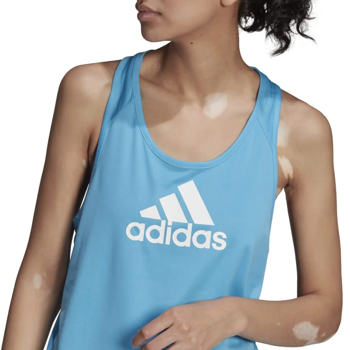 Polera Mujer Celeste Adidas HE6711 3