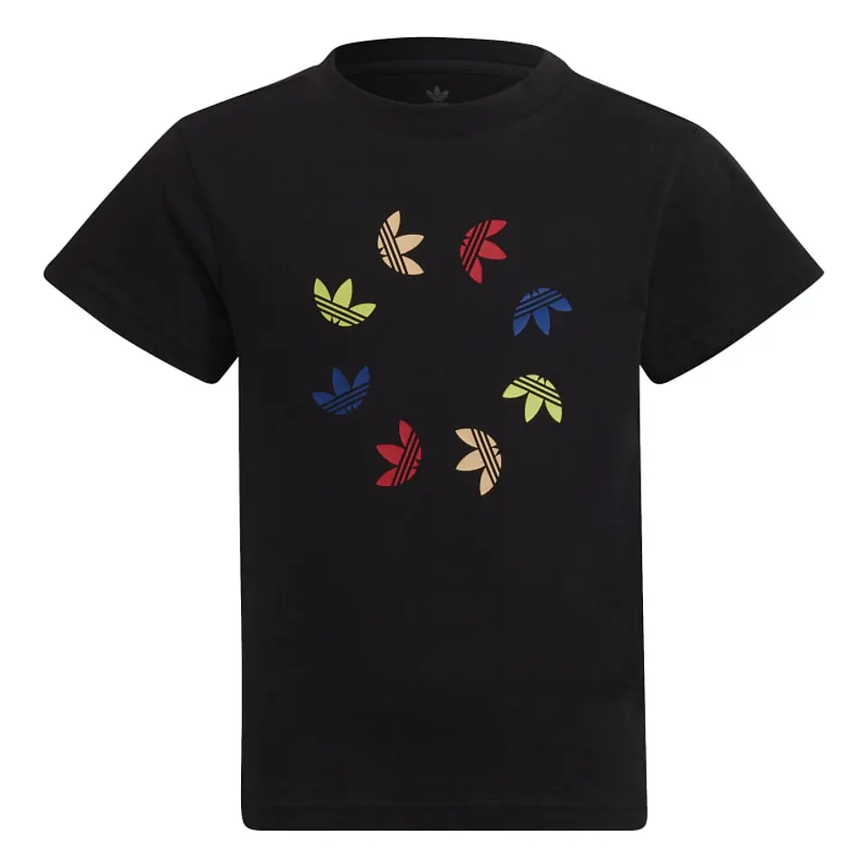 Polera Niño Negra Adidas HE6836 1