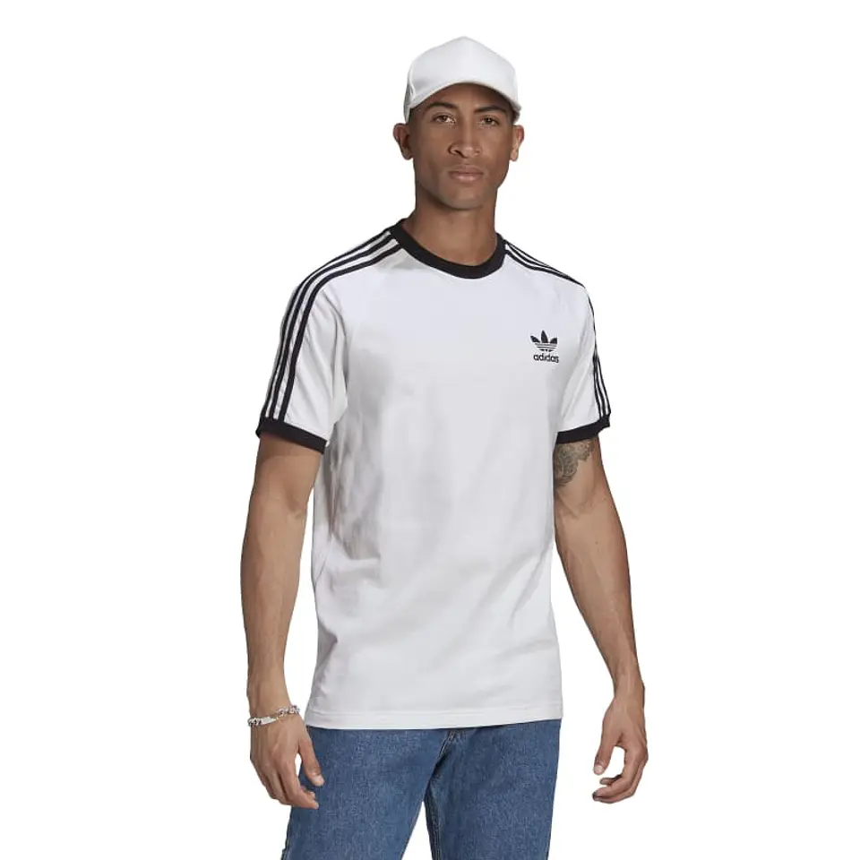 Polera Hombre Blanca Adidas GN3494 1