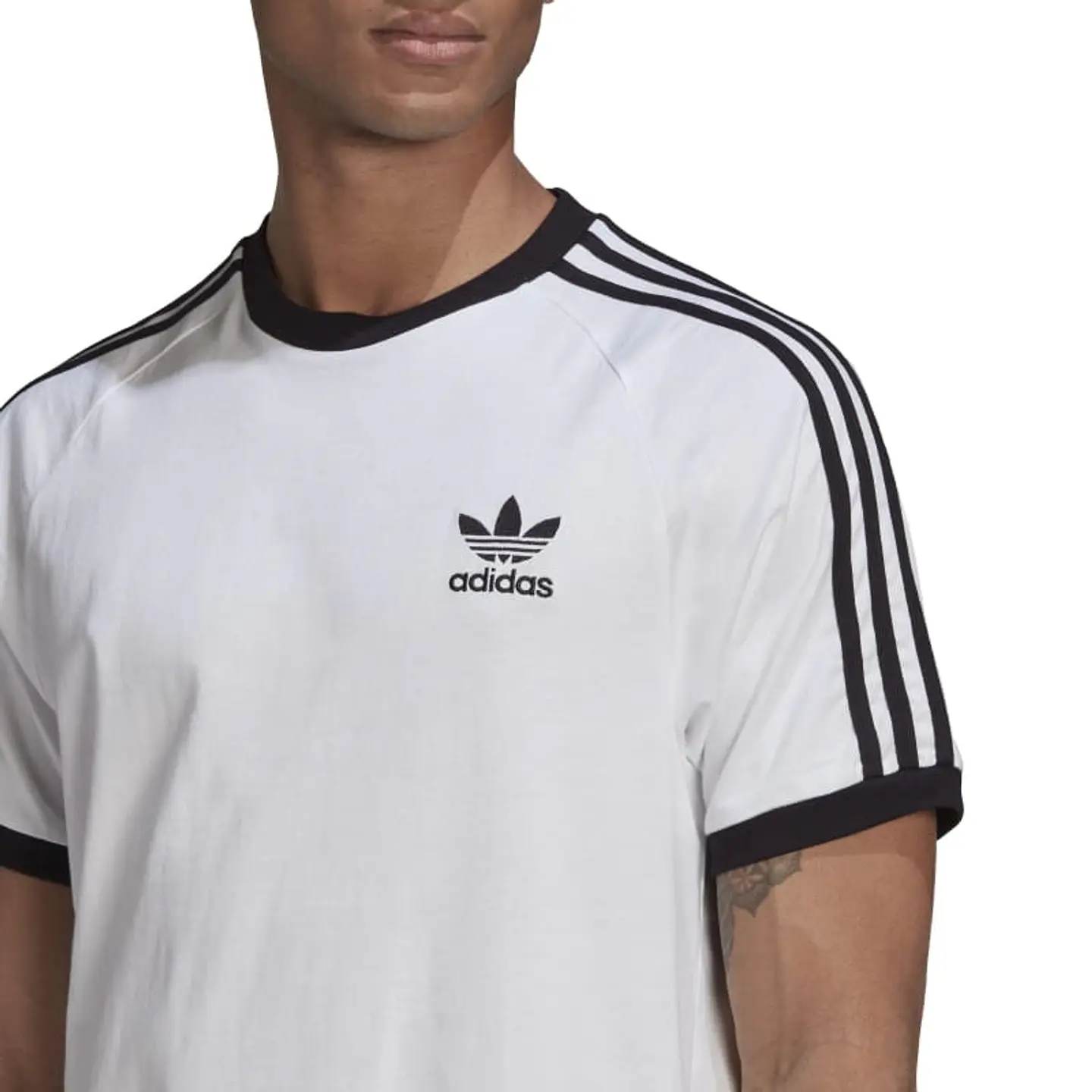 Polera Hombre Blanca Adidas GN3494 4