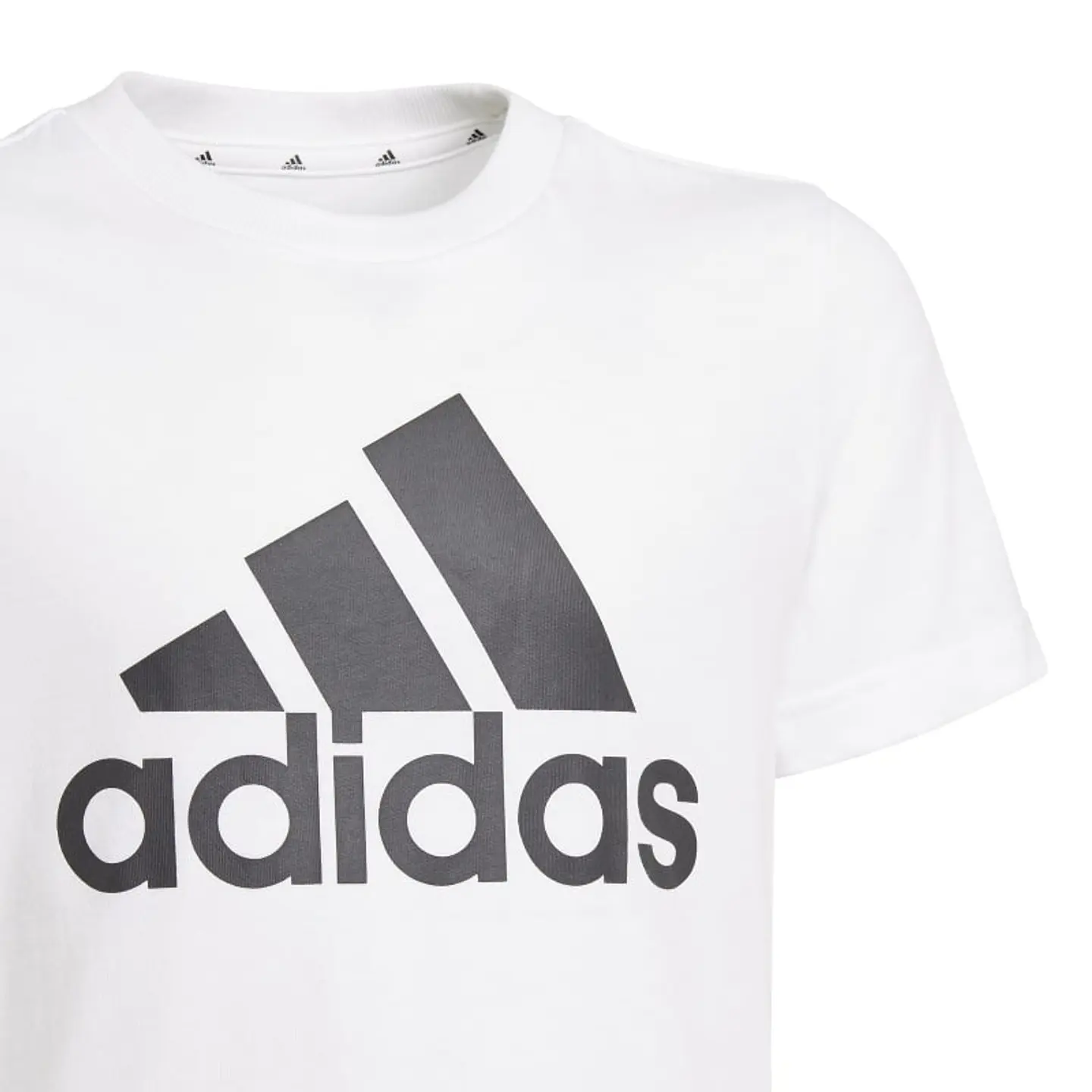 Polera Juvenil Blanca Adidas GN3994 4