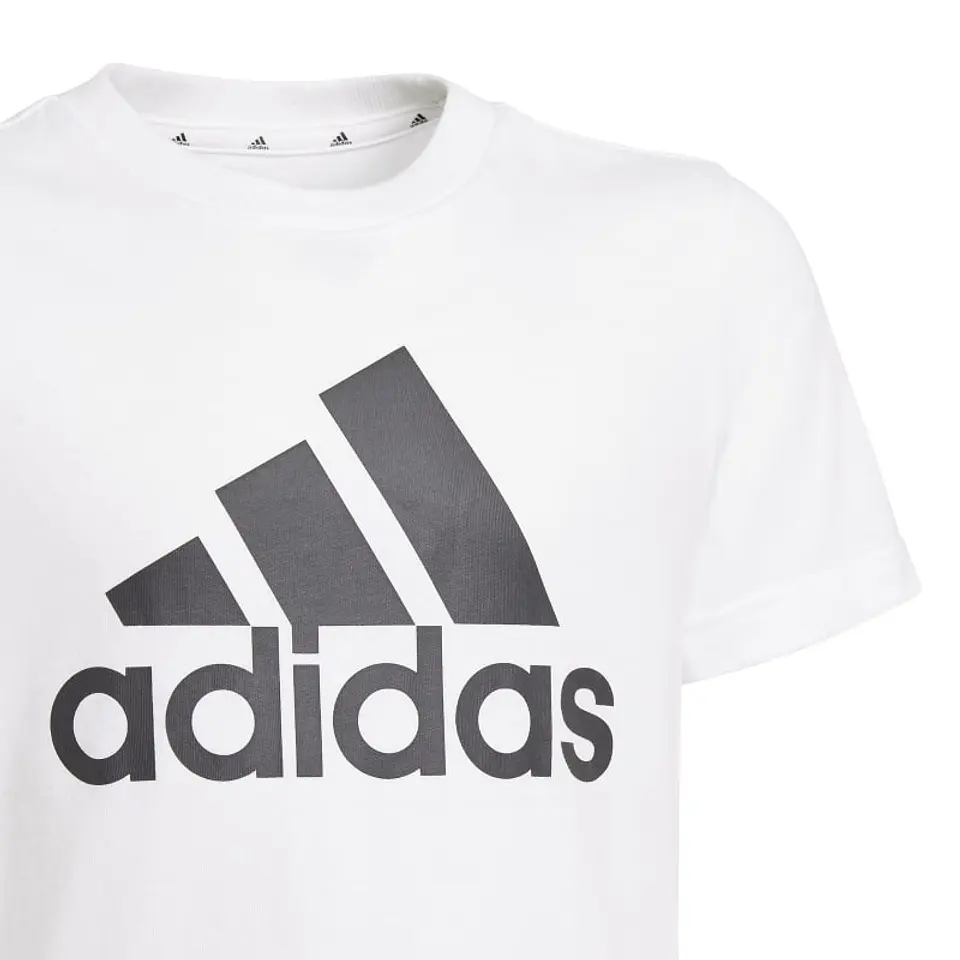 Polera Juvenil Blanca Adidas GN3994 4