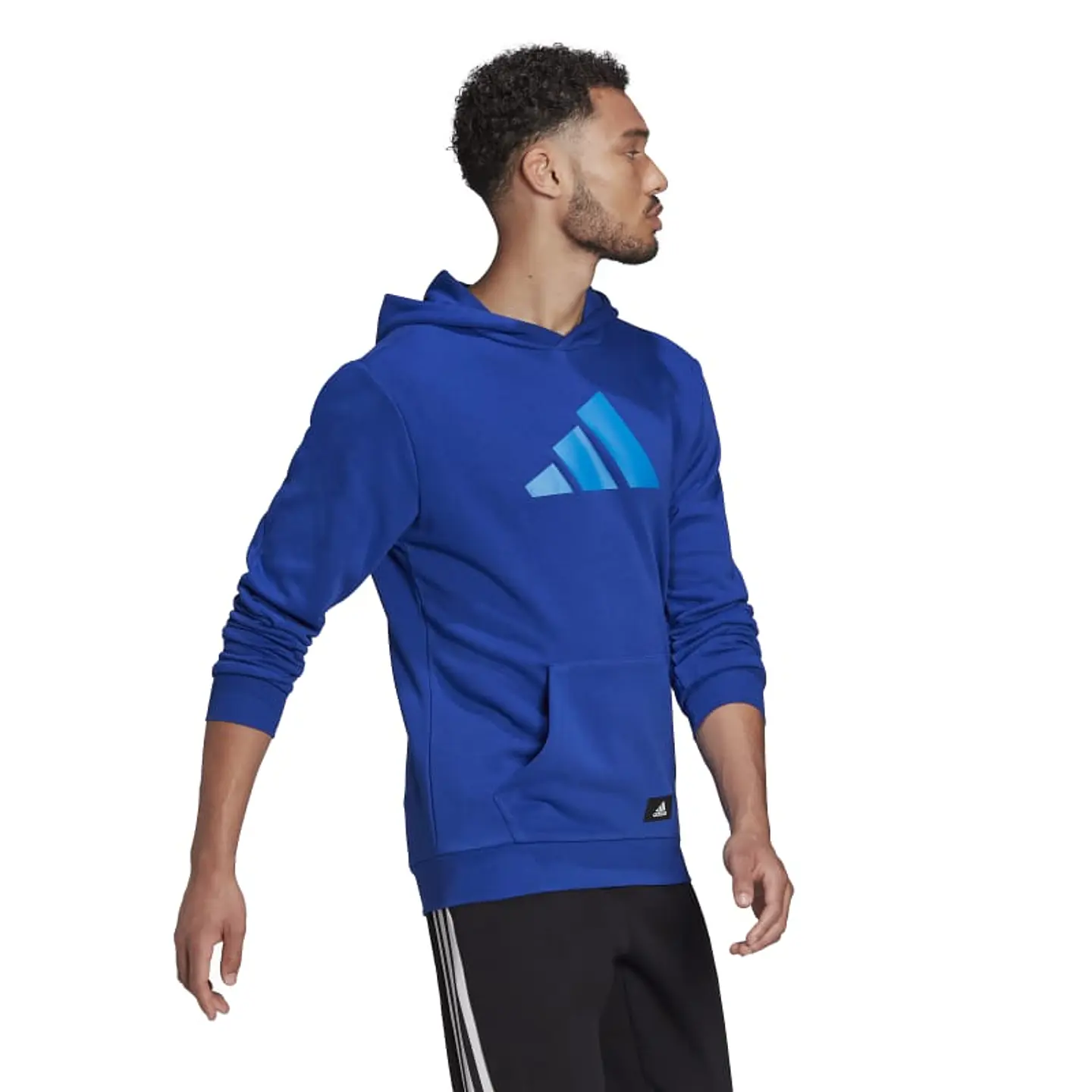 Polerón Hombre Azul Adidas HA1414 4