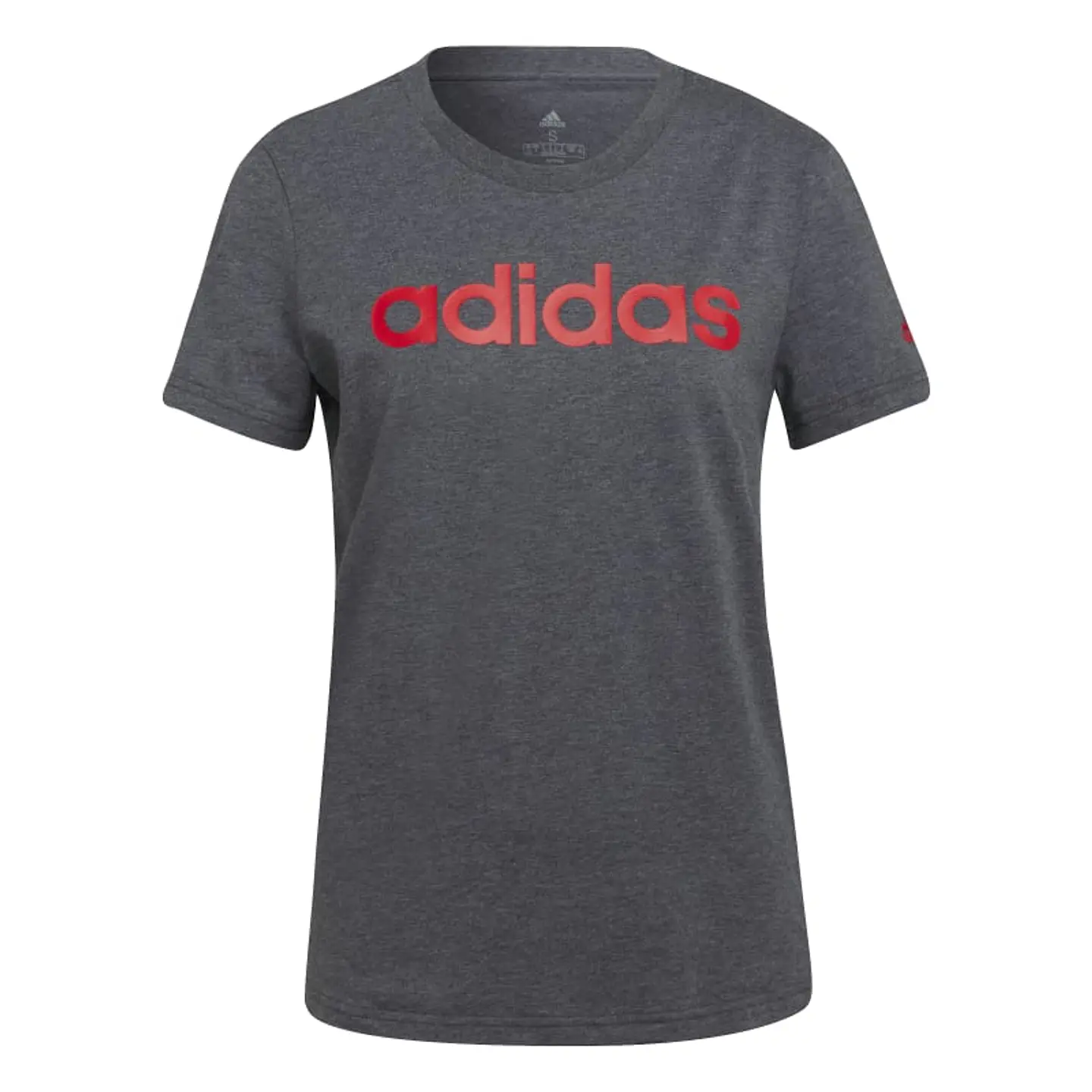 Polera Mujer Gris Adidas HC9279 2