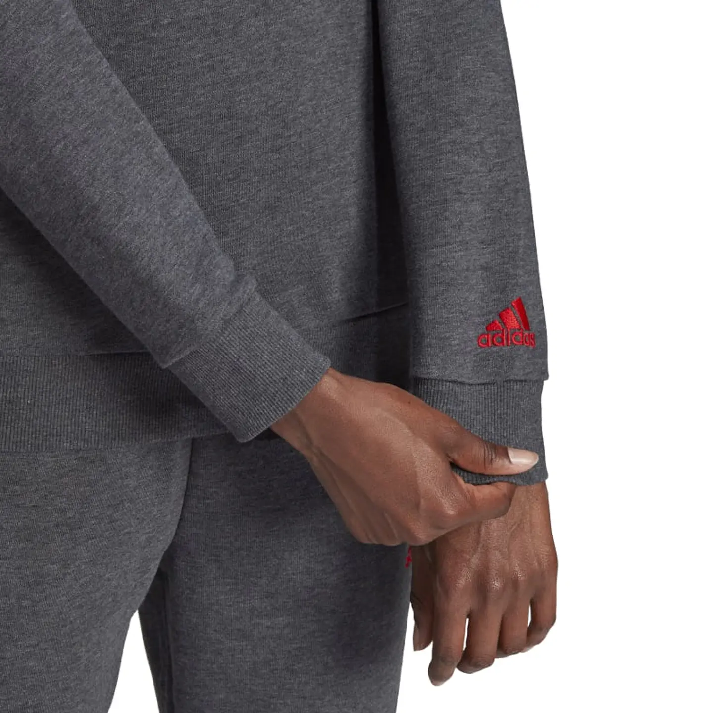 Polerón Mujer Gris Adidas HD1687 6