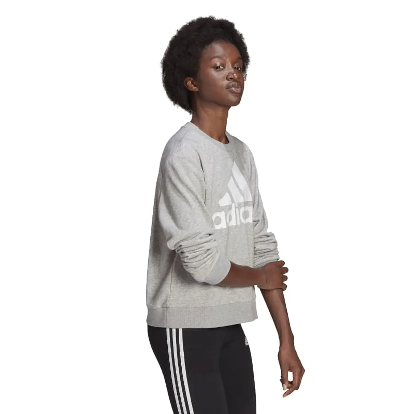 Polerón Mujer Gris Adidas HD1753 4