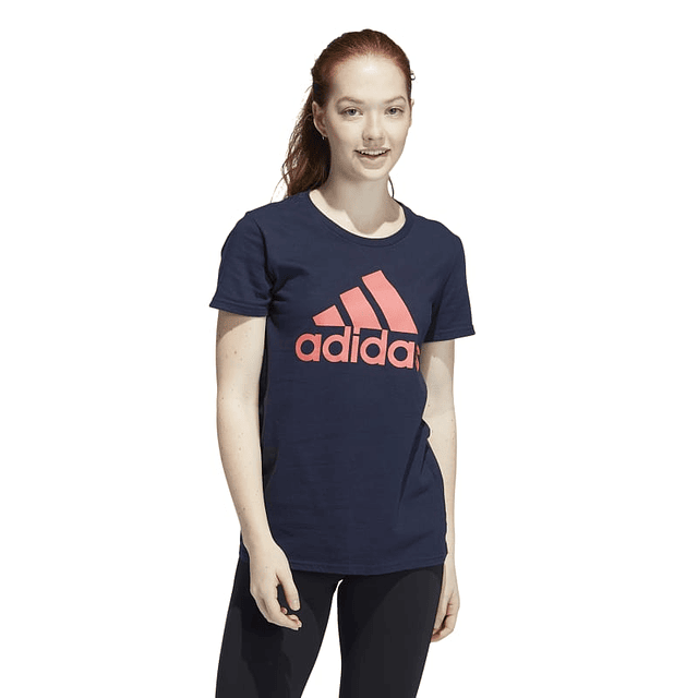 Polera Mujer Azul Adidas HK9937