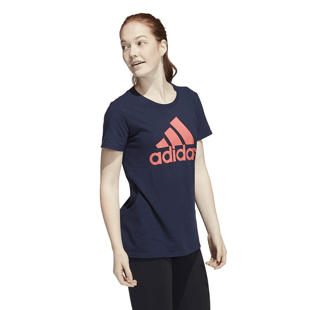 Polera Mujer Azul Adidas HK9937