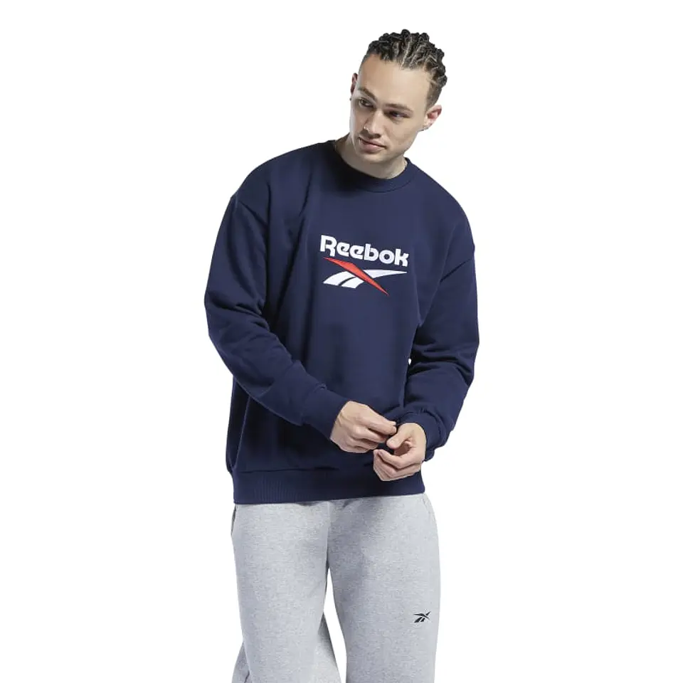Polerón Hombre Azul Reebok GS9127 1