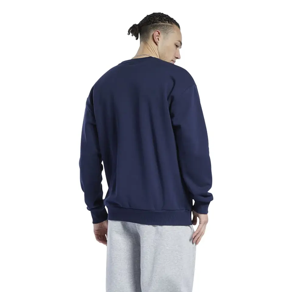 Polerón Hombre Azul Reebok GS9127 4