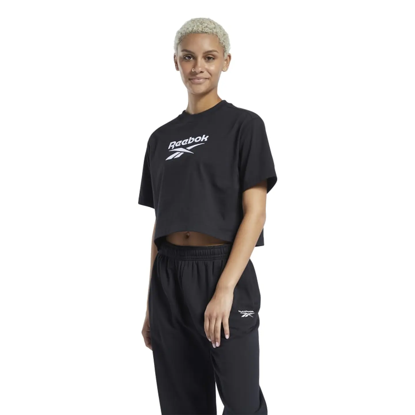 Polera Mujer Negra Reebok H49253 4