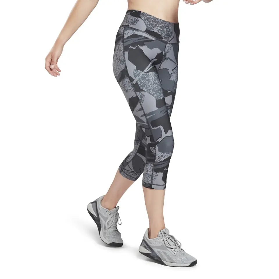 Calza Mujer Gris Reebok H65618 1