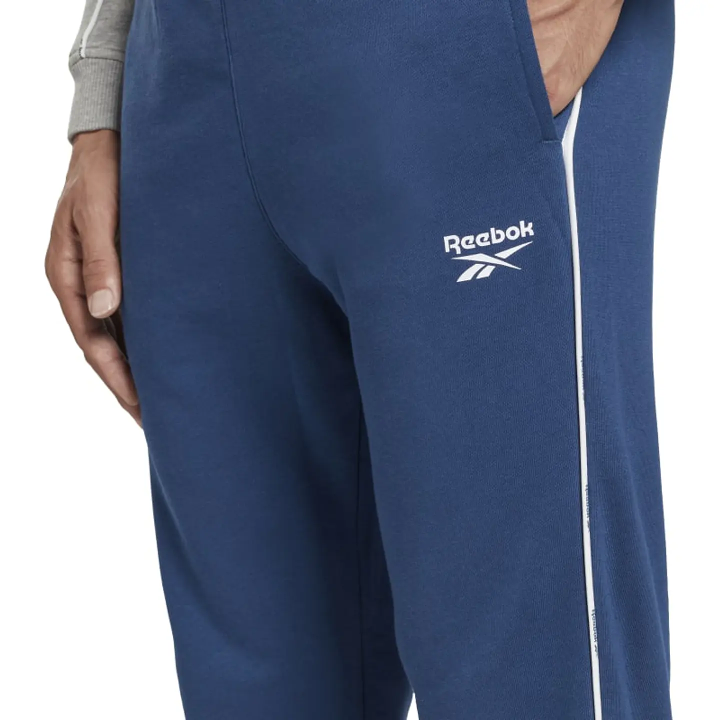 Pantalón de Buzo Hombre Azul Reebok HA1071 4