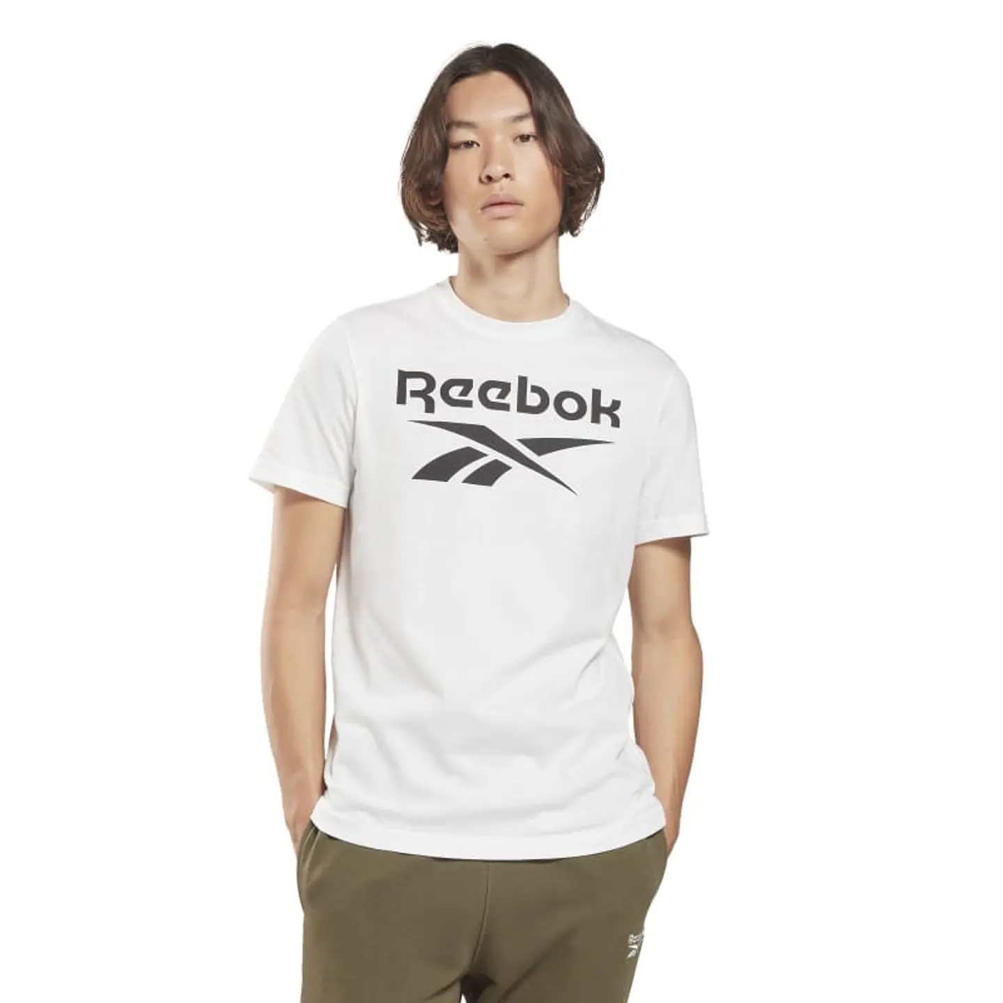 Polera Hombre Blanca Reebok HD4218 1