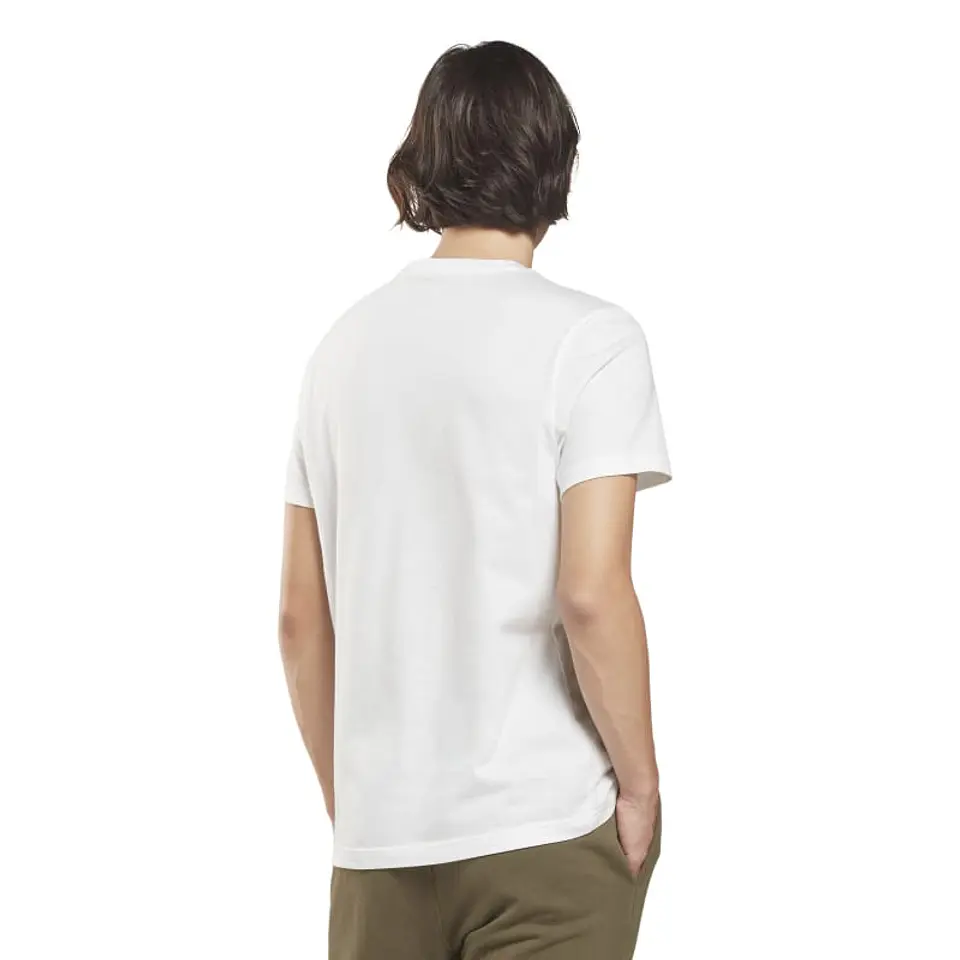 Polera Hombre Blanca Reebok HD4218 3