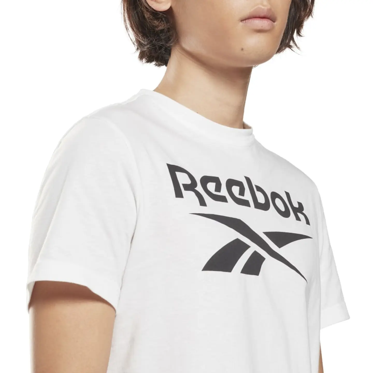 Polera Hombre Blanca Reebok HD4218 5