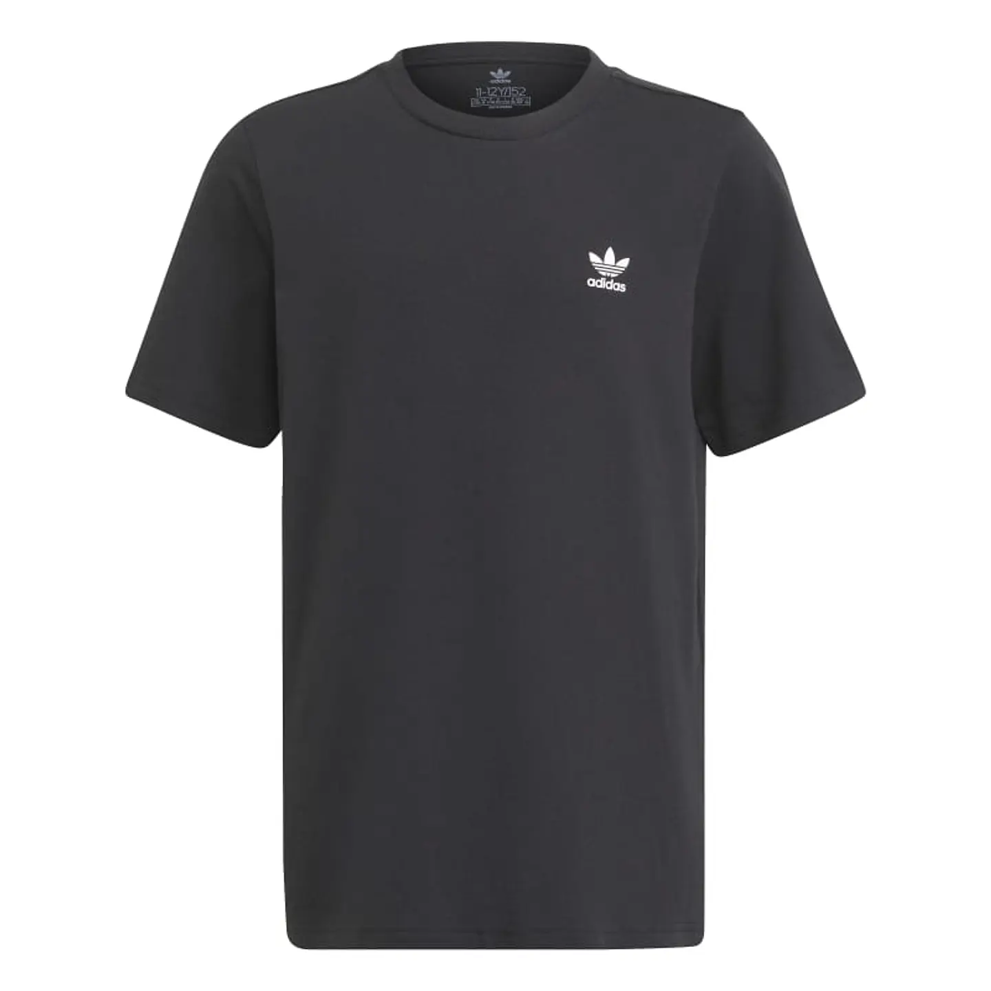 Polera Juvenil Negra Adidas H32409 1