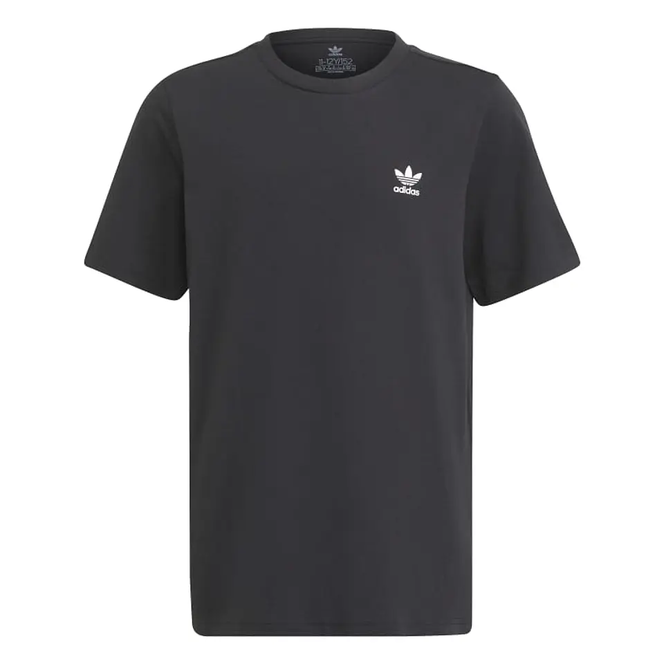 Polera Juvenil Negra Adidas H32409 1