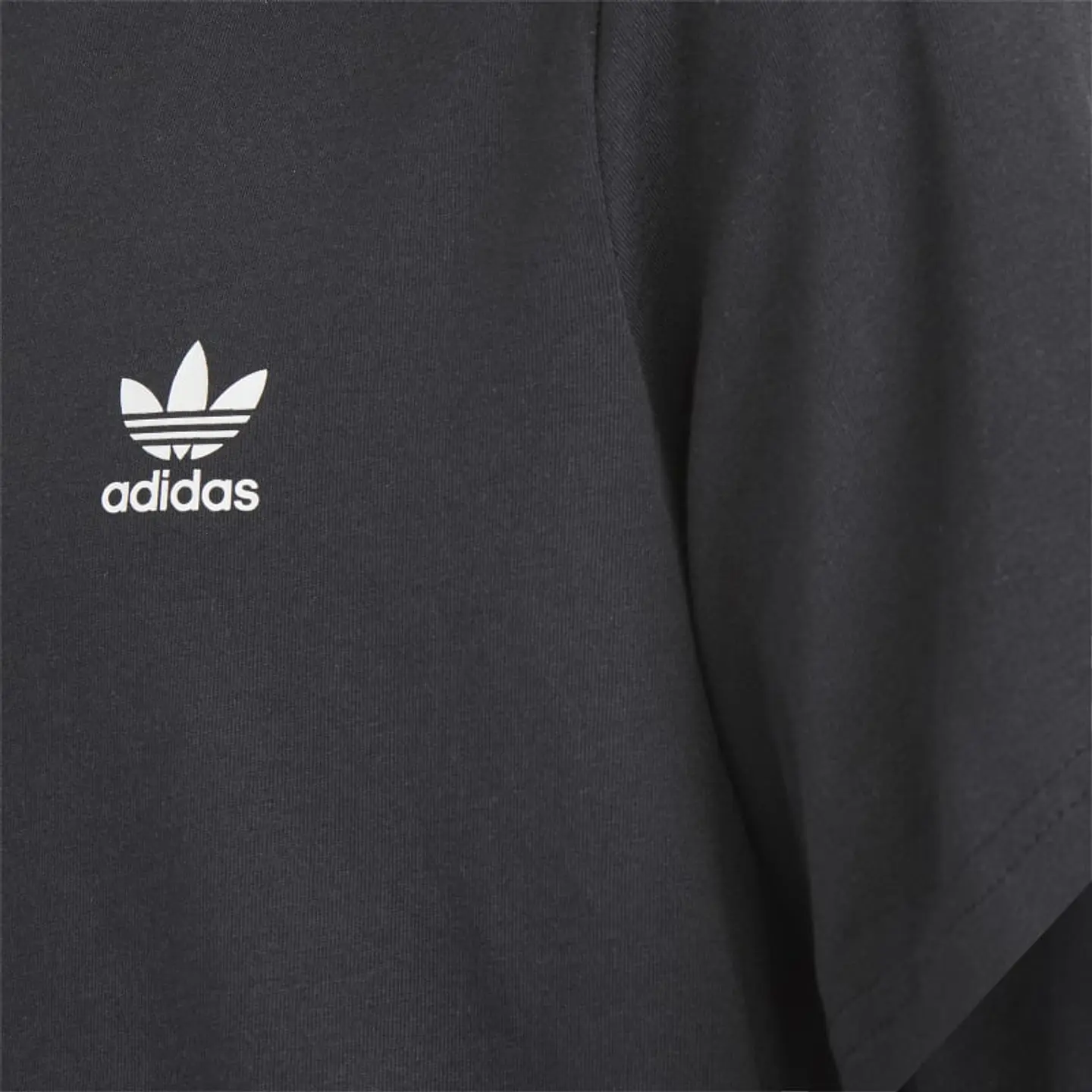 Polera Juvenil Negra Adidas H32409 5