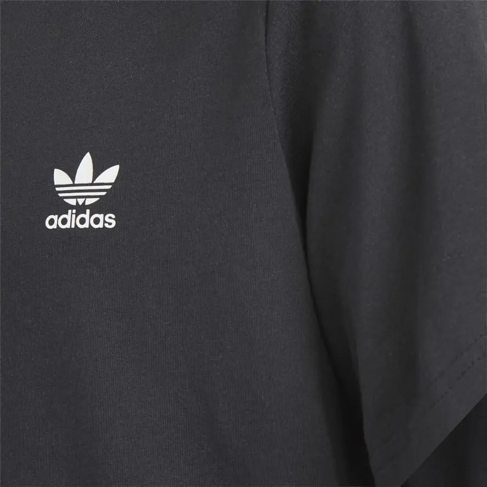 Polera Juvenil Negra Adidas H32409 5