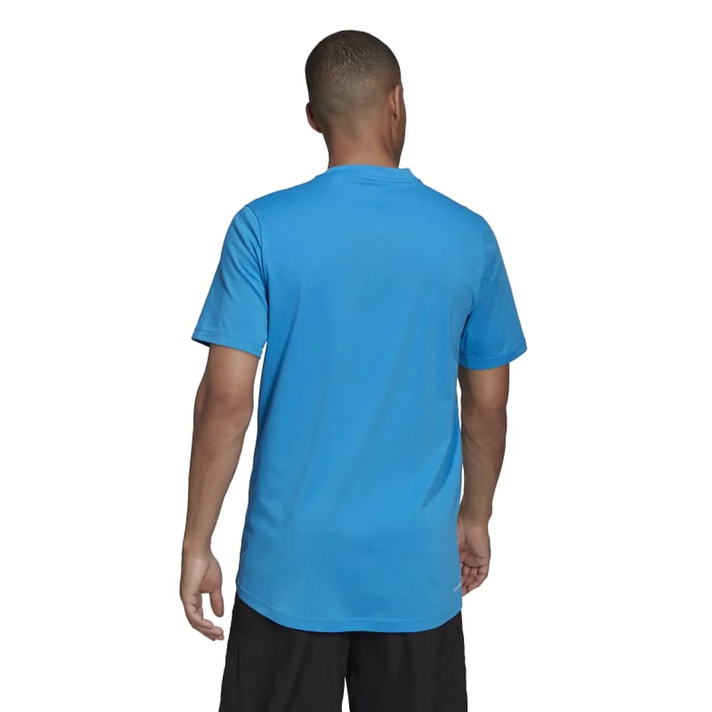 Polera Hombre Azul Adidas HD4115 3