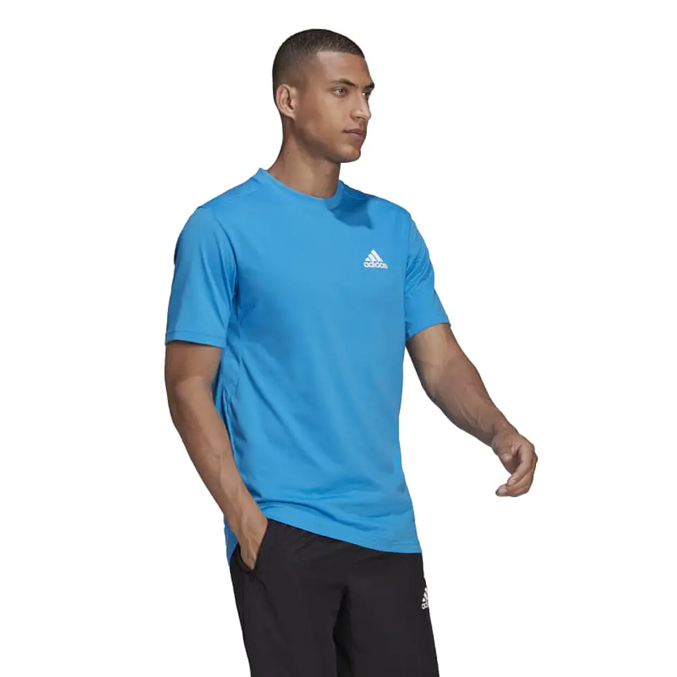 Polera Hombre Azul Adidas HD4115 4