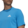 Polera Hombre Azul Adidas HD4115 