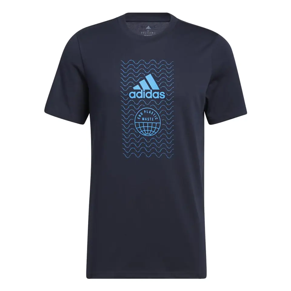 Polera Hombre Azul Adidas HE4844 2