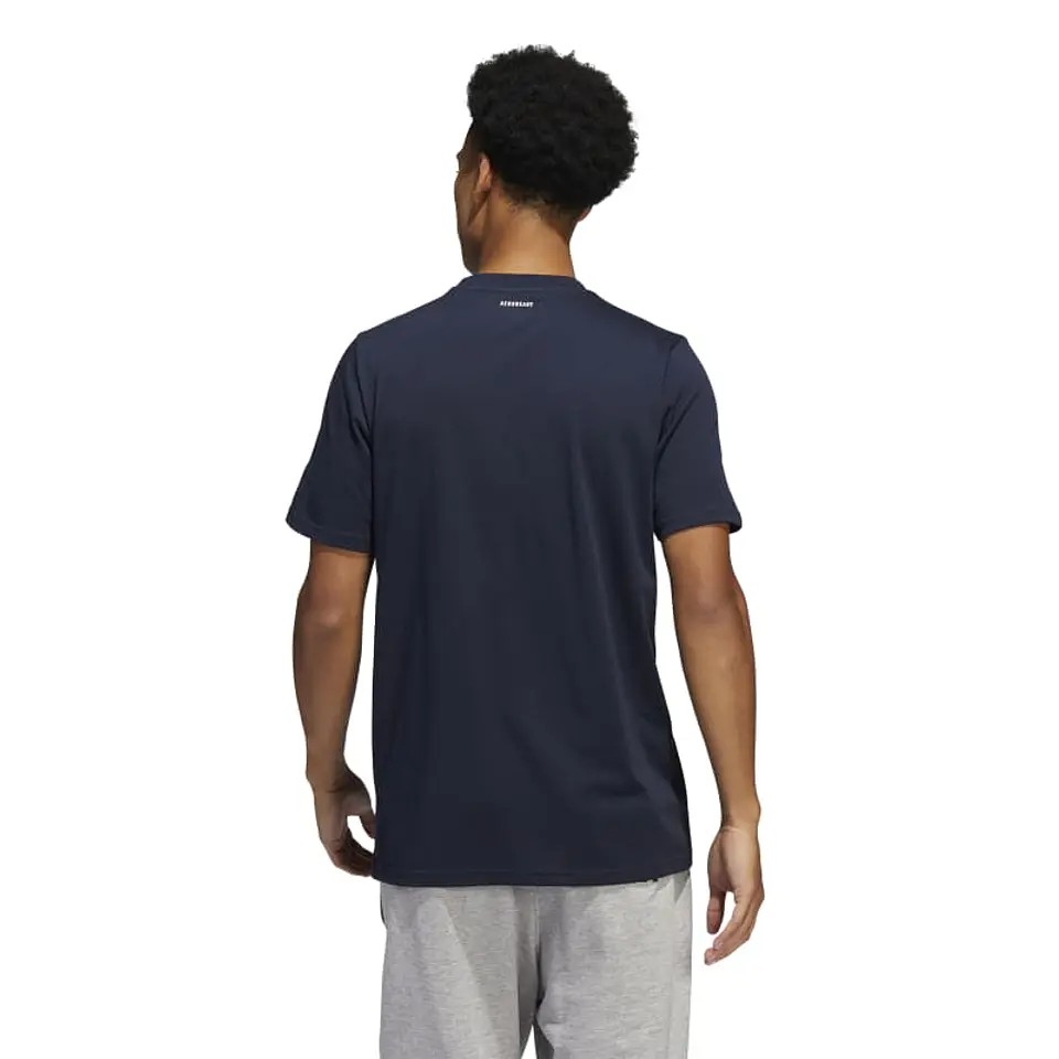 Polera Hombre Azul Adidas HE4844 3