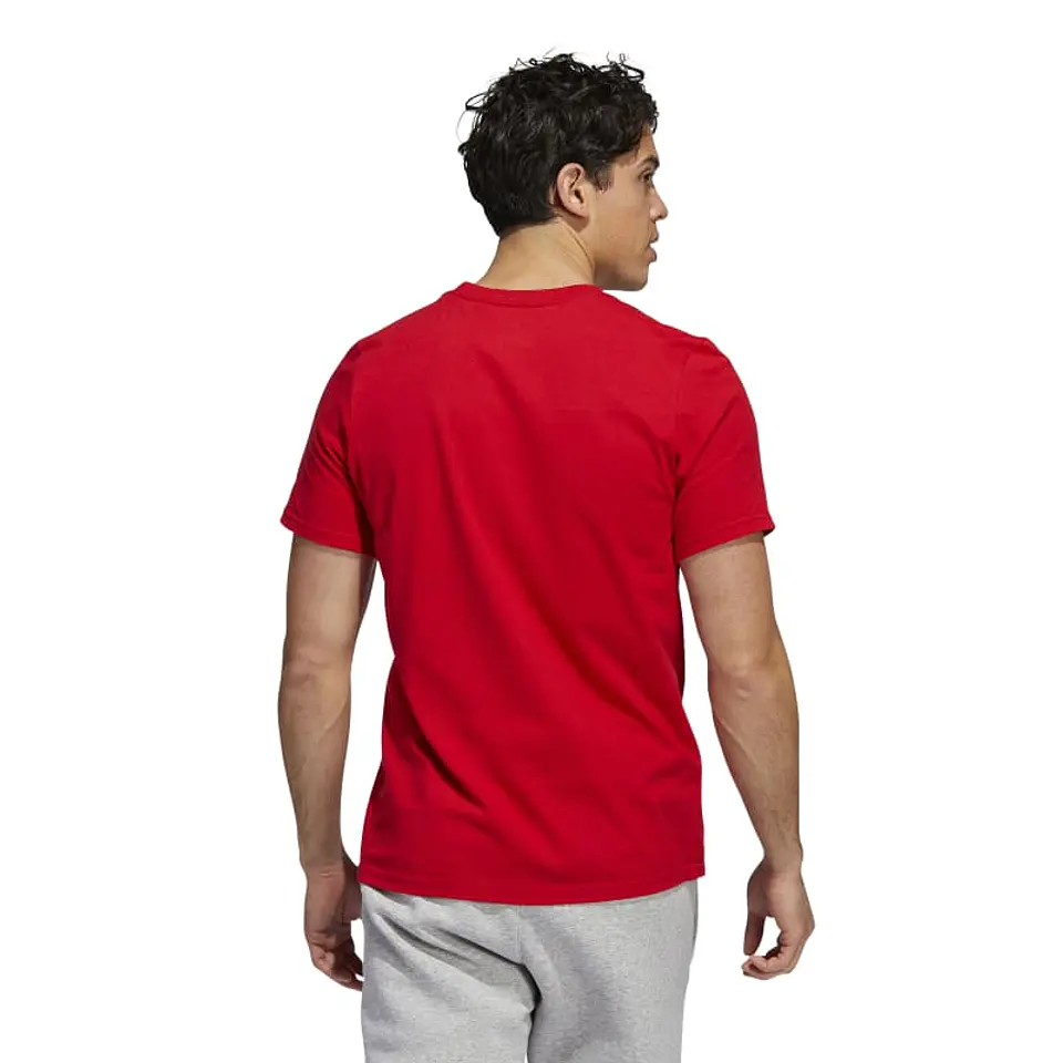 Polera Hombre Roja Adidas HE4847 3