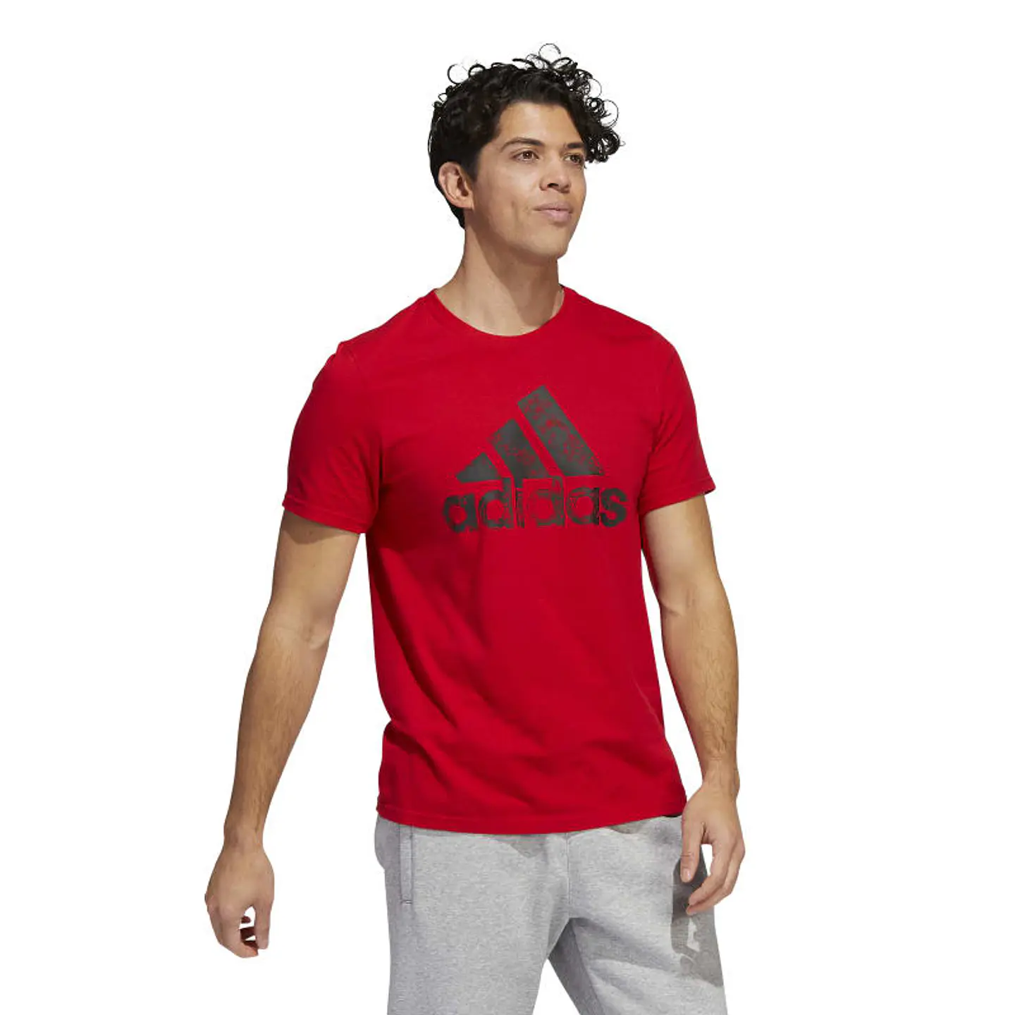 Polera Hombre Roja Adidas HE4847 4