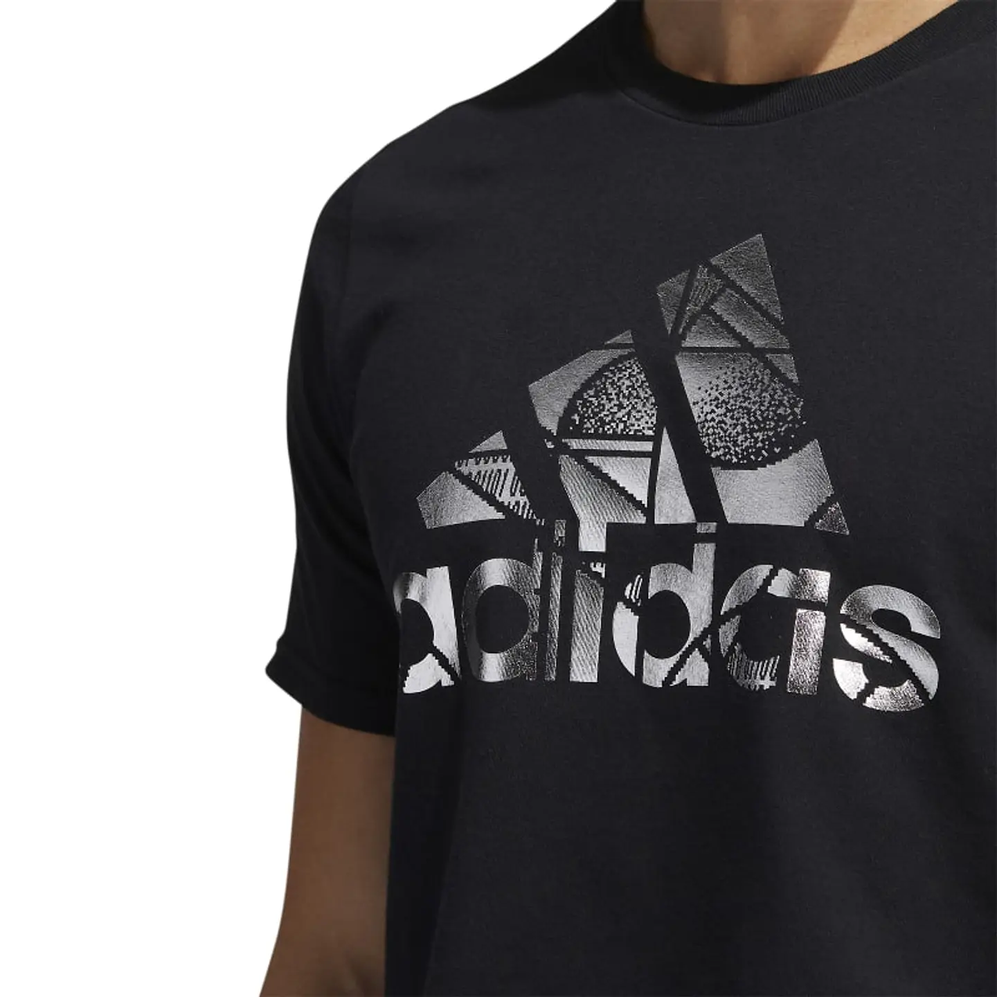 Polera Hombre Negra Adidas HE4850 5