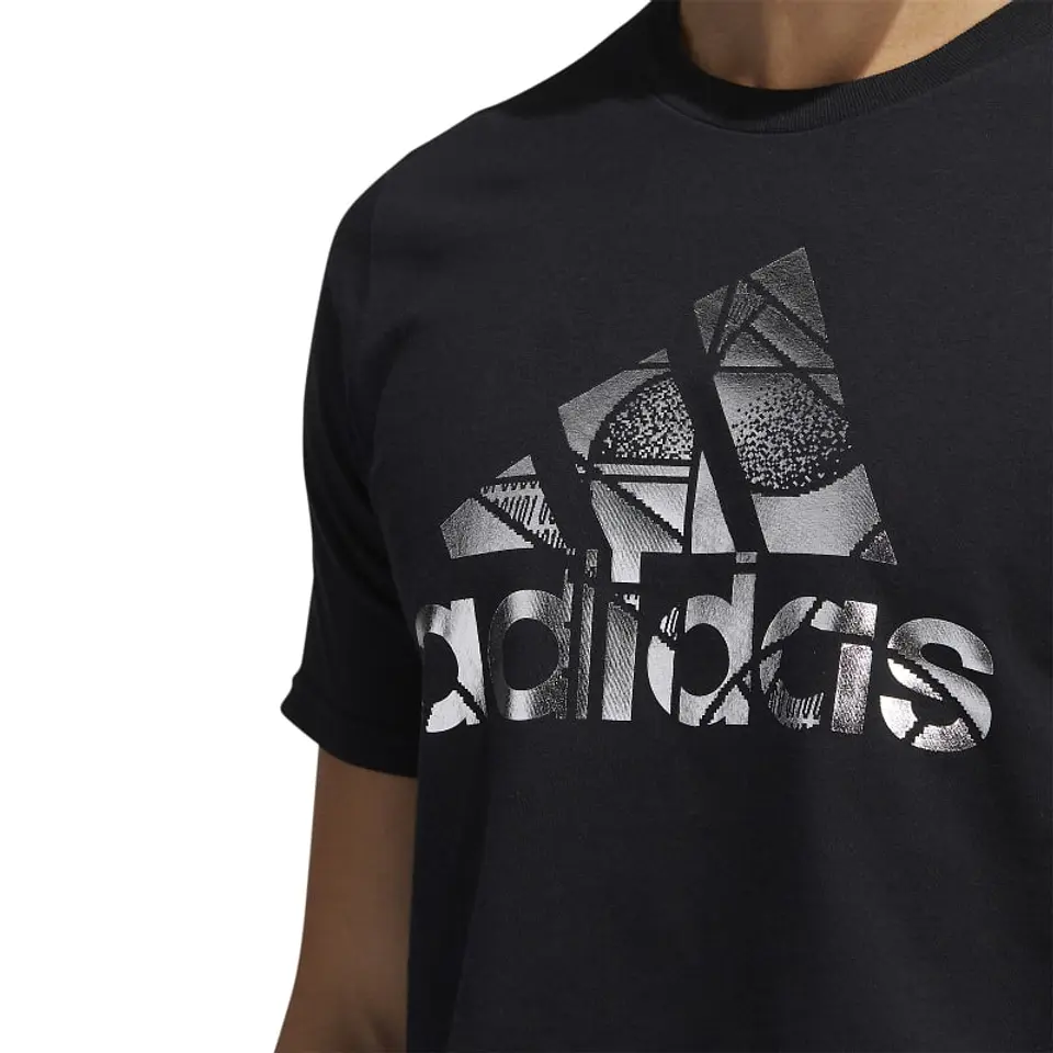 Polera Hombre Negra Adidas HE4850 5