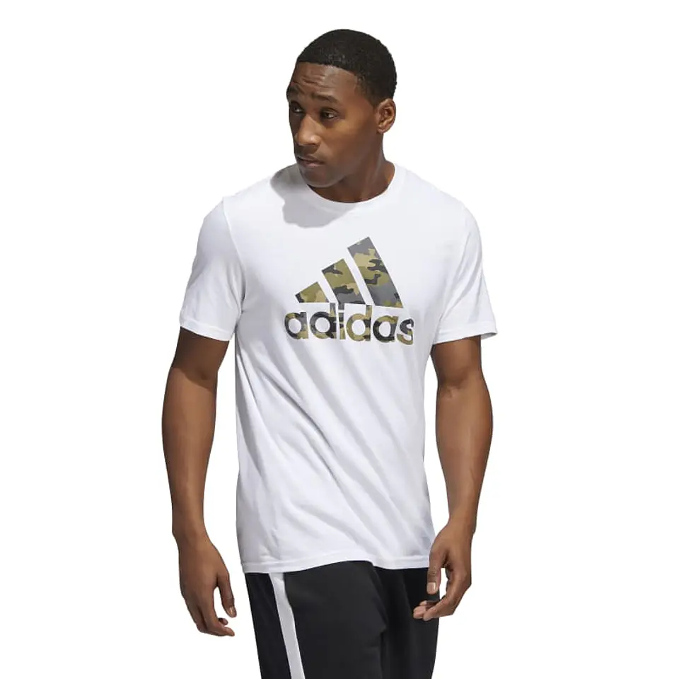Polera Hombre Blanca Adidas HE4864 4