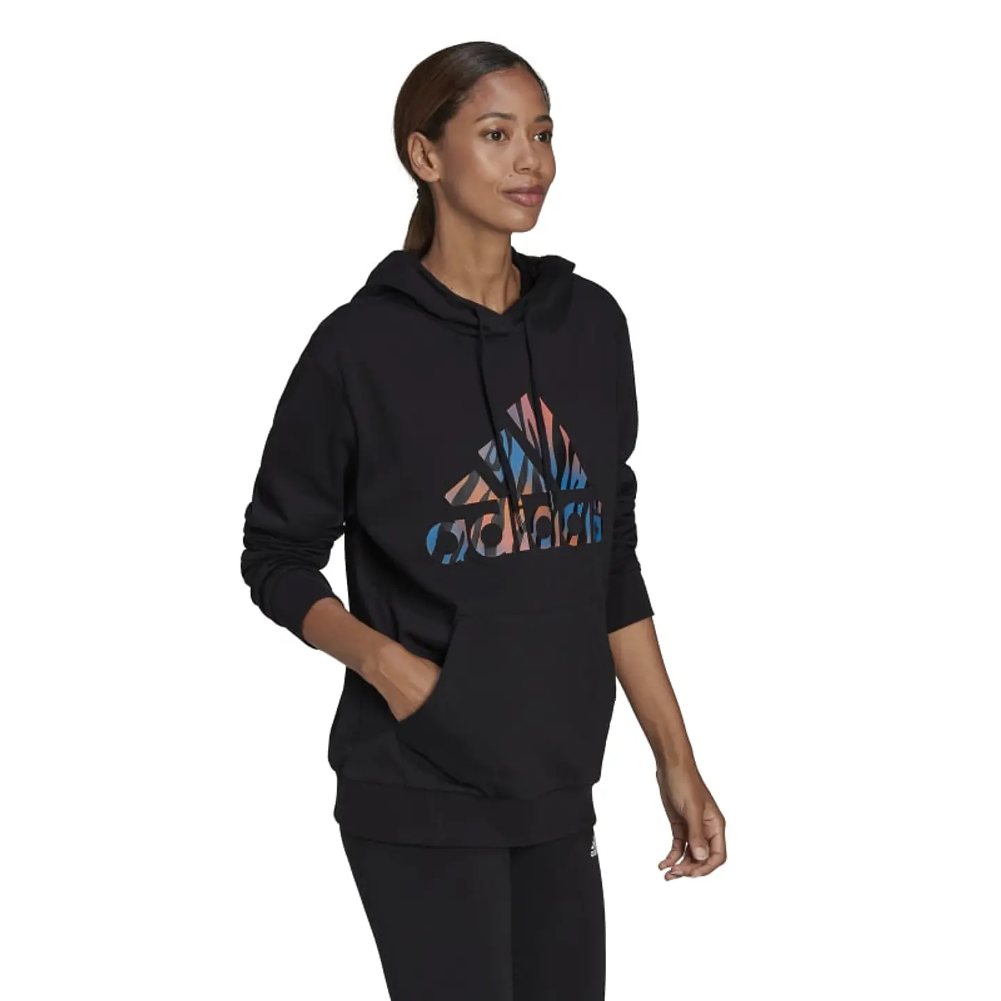 Polerón Mujer Negro Adidas HF4634 4