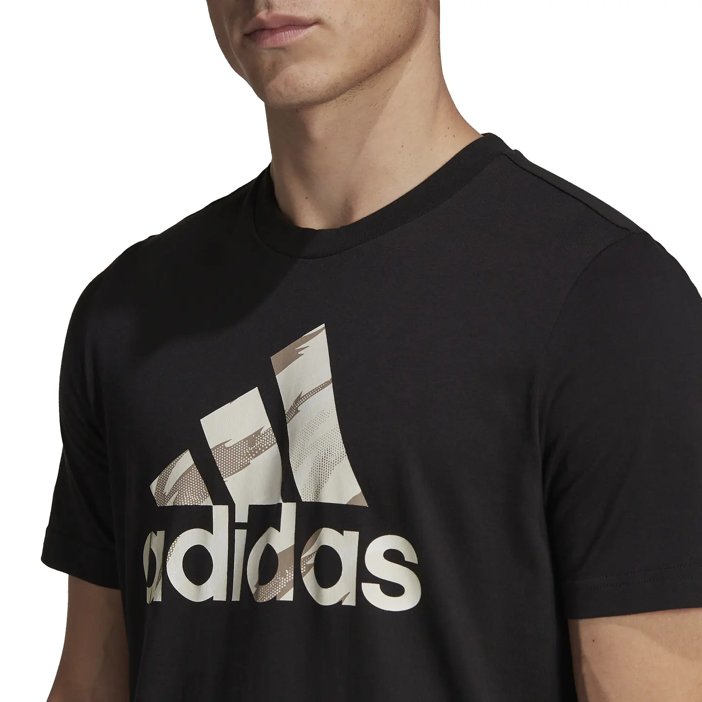 Polera Hombre Negra Adidas HE1876 4