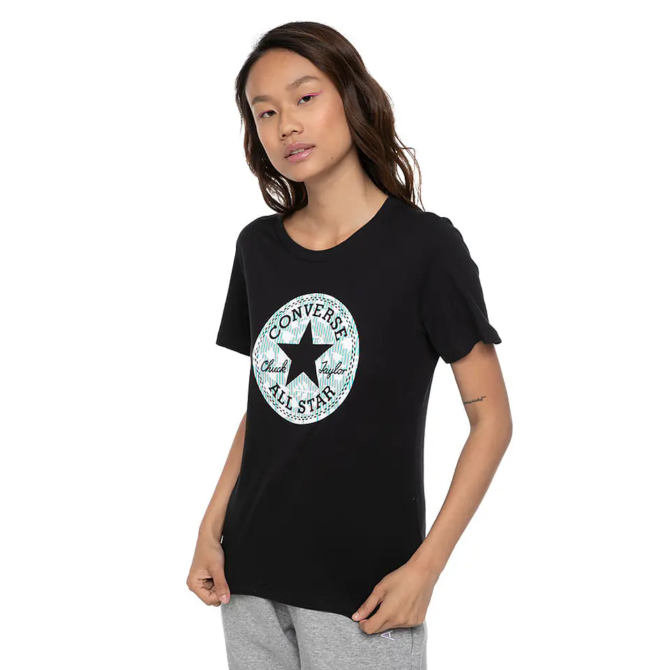 Polera Mujer Negra Converse 10022955-001 1