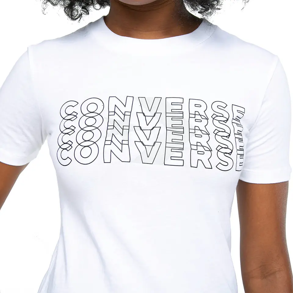 Polera Mujer Blanco Converse 10023126-102 3