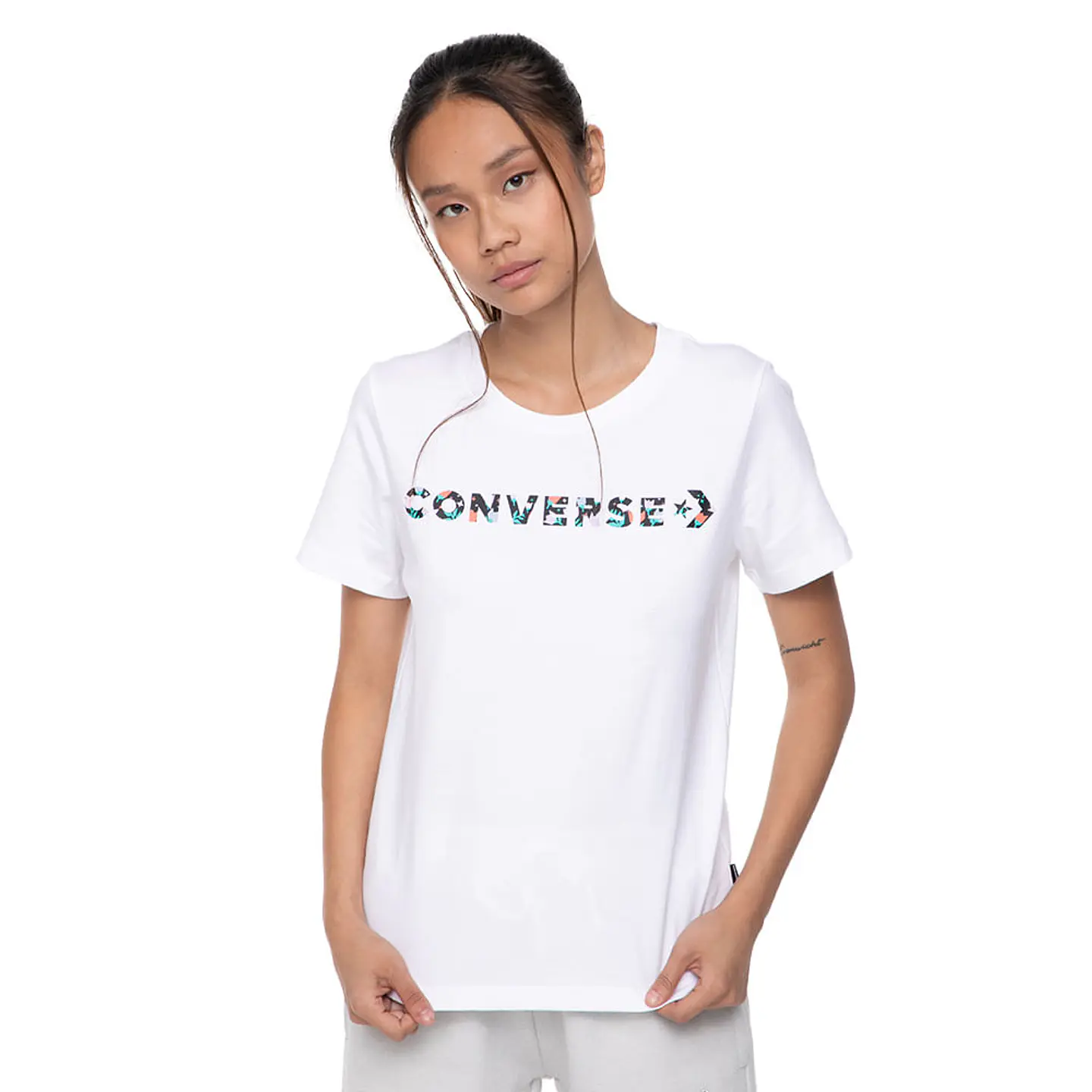 Polera Mujer Blanca Converse 10023946-102 1