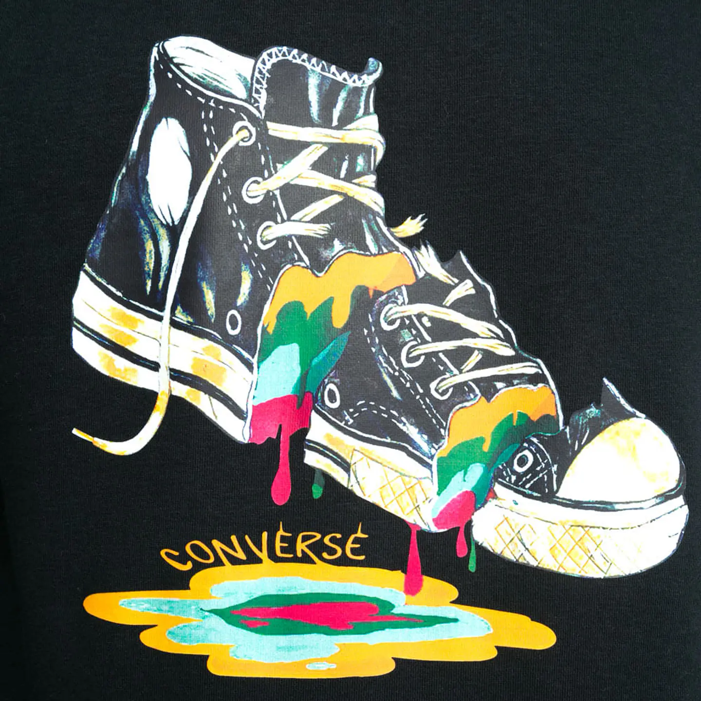 Polerón Hombre Negro Converse CNVSP22MHOODIE2-001 5
