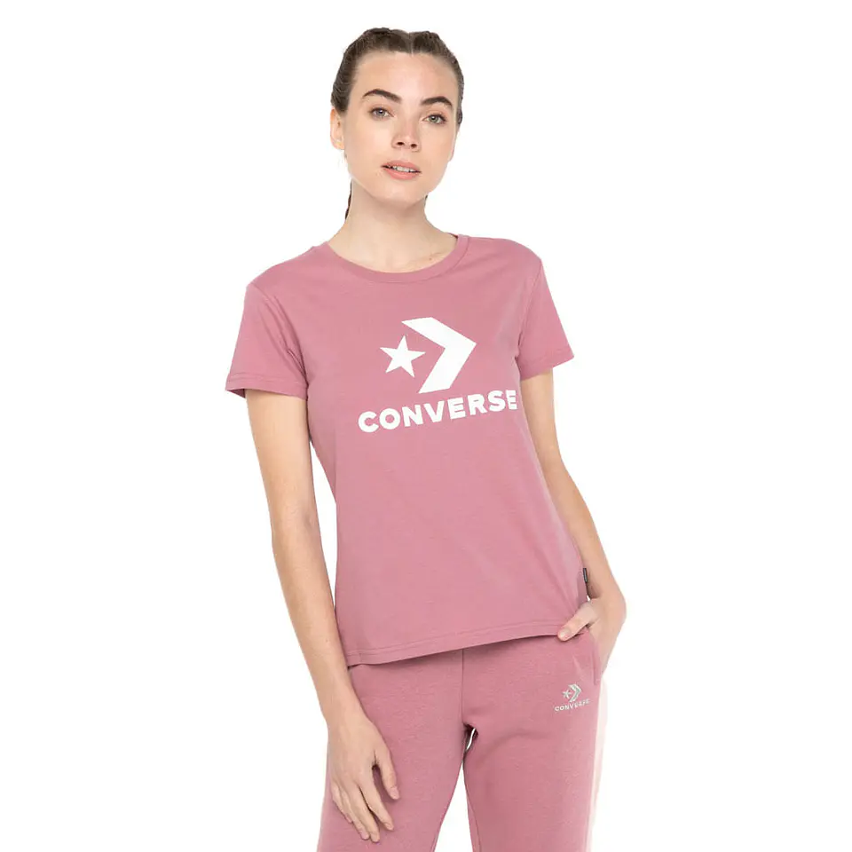 Polera Mujer Rosada Converse CNVSP22WTEE2-659 1