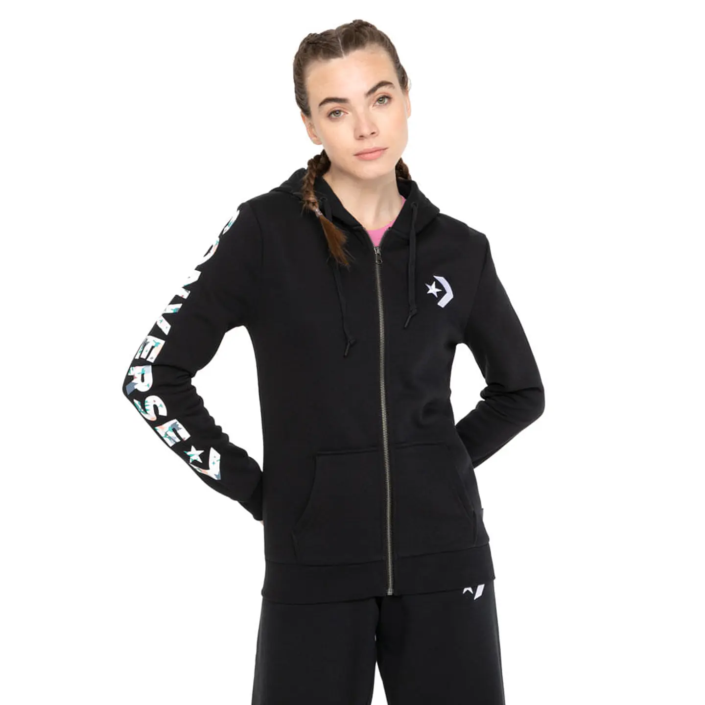 Polerón Mujer Negro Converse CNVSP22WFZ4-001 1