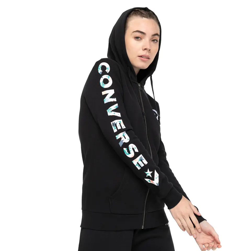 Polerón Mujer Negro Converse CNVSP22WFZ4-001 4