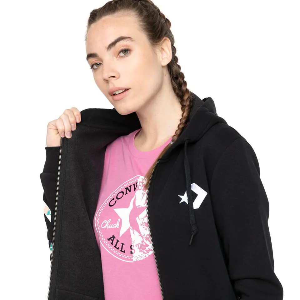 Polerón Mujer Negro Converse CNVSP22WFZ4-001 5