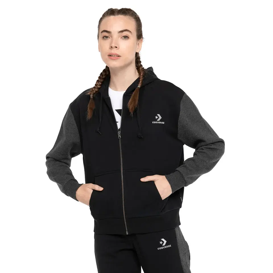 Polerón Mujer Negro Converse CNVSP22WFZ3-001 1