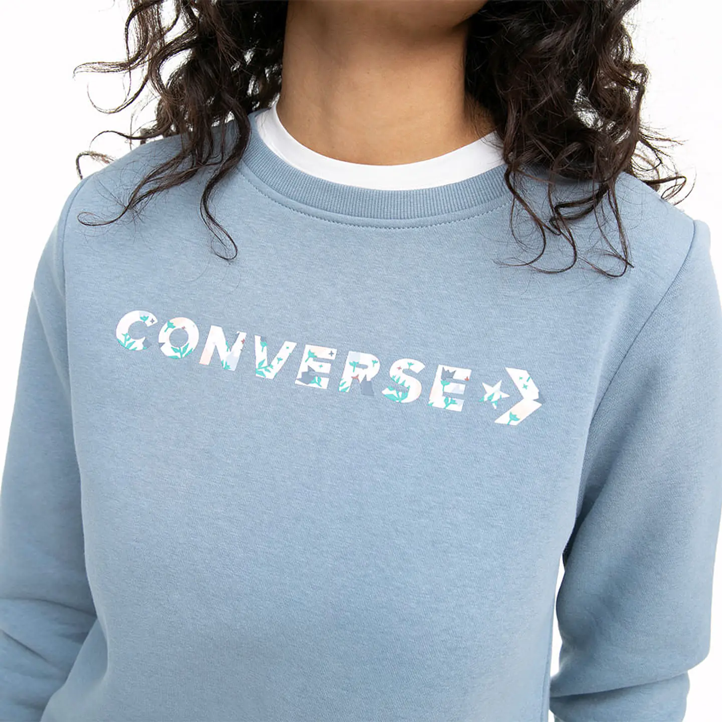 Polerón Mujer Multicolor Converse CNVSP22WCREW1-494 3